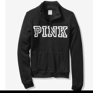🌸New!✨Pink Victoria's Secret Quarter-zip size L